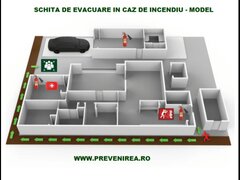 Plan de evacuare pentru birouri